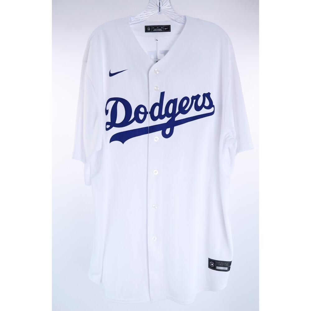 Shohei Ohtani #17 LA Dodgers Stitched Nike Home White Jersey Men 2XL NEW Read10